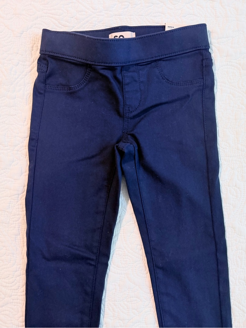 SO | Mid Rise Pull On Superstretch Jegging | Navy Blue | Size 7 | NWT